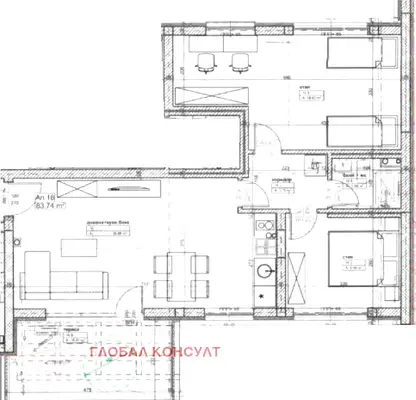 Photo 5 — 3-bedroom apartment in Sofiya, Centyr