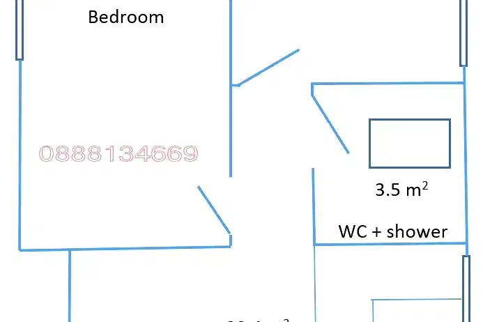 3-bedroom apartment in Sofiya, Doktorski Pametnik