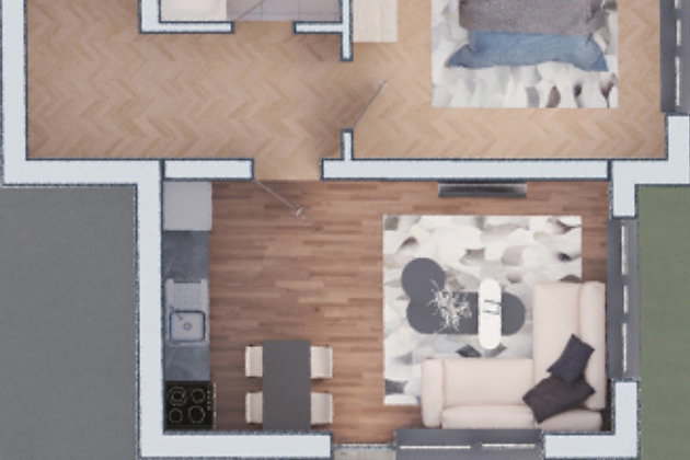 2-bedroom apartment in Sofiya, Drujba 2