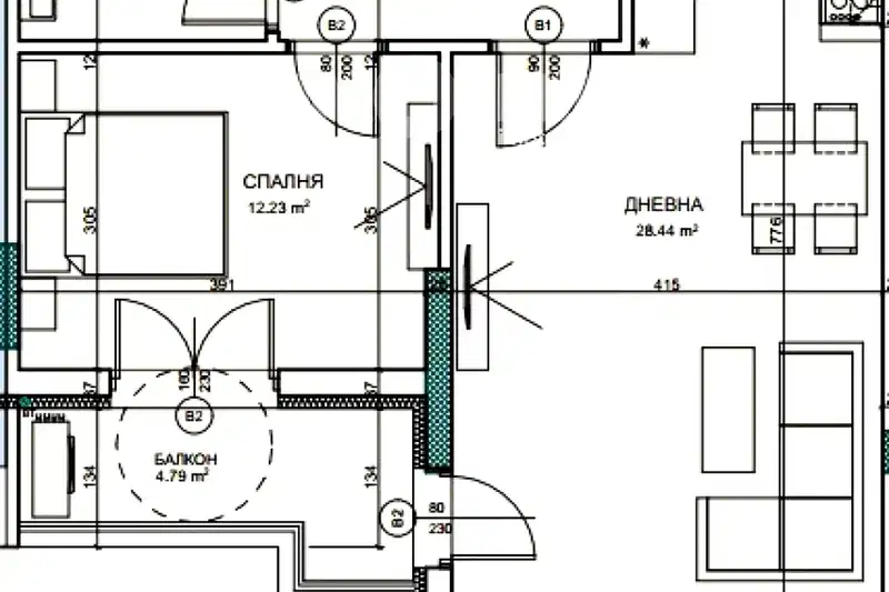 2-bedroom apartment in Sofiya, Gorna Banya