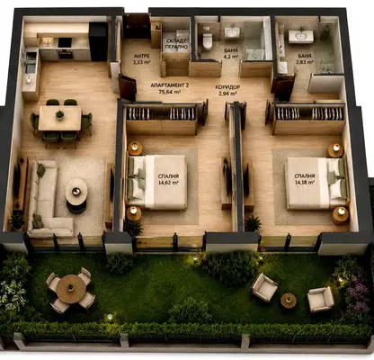 Photo 3 — 3-bedroom apartment in Sofiya, Gorublyane