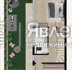 Снимка 5 — Просторен 4-стаен мезонет с панорамна тераса в Горубляне