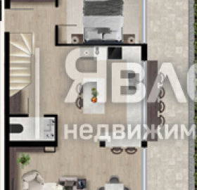 Снимка 2 — Мезонет 4-стаен в Горубляне с големи тераси и гледка към Витоша