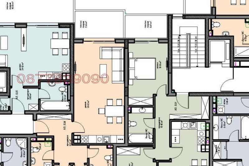 3-bedroom apartment in Sofiya, Krystova Vada