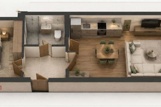 2-bedroom apartment in Sofiya, Levski V