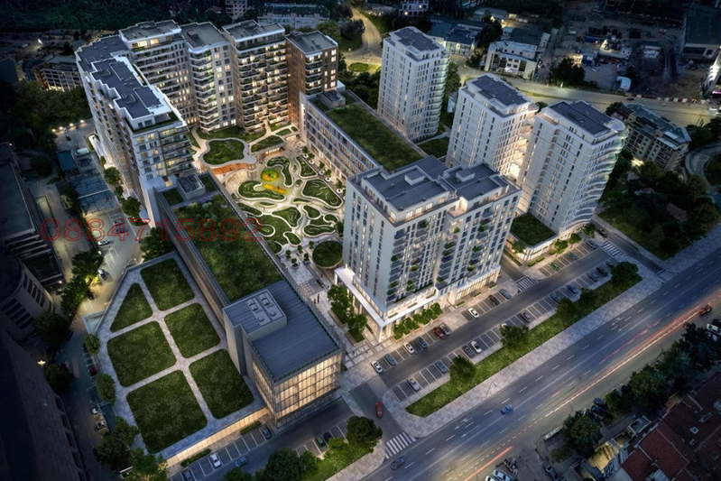 2-стаен апартамент с панорамна тераса в Лозенец, София