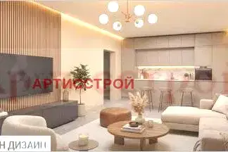 Едностаен апартамент в Малинова долина с тераса и гледка