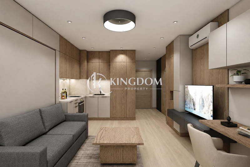 One-room apartment in Malinova dolina with terrace and parking