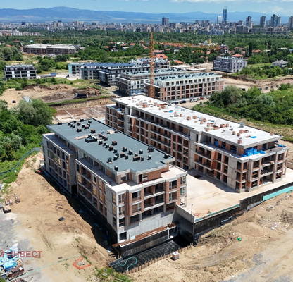 Снимка 2 — Двустаен апартамент с голяма тераса в Малинова долина, София