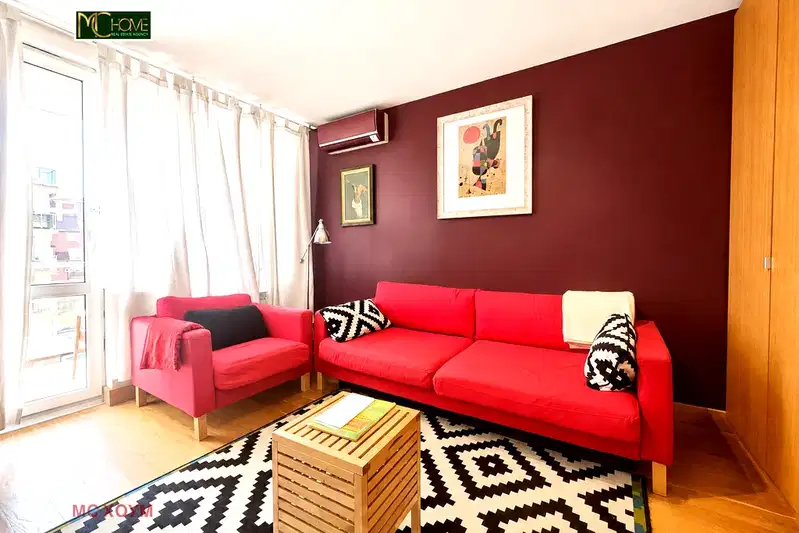 Two-room apartment in Manastirski Livadi with terrace