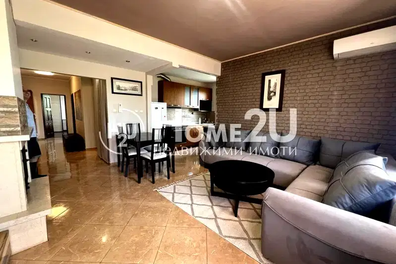 Three-room apartment with two terraces in Manastirski Livadi, Sofia
