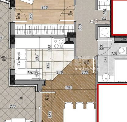 Photo 3 — 3-bedroom apartment in Sofiya, Mladost 1