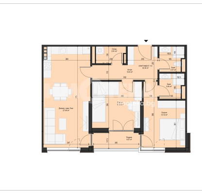 Photo 2 — 3-bedroom apartment in Sofiya, Mladost 4
