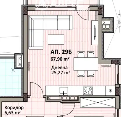 Photo 4 — 2-bedroom apartment in Sofiya, Nadejda 2