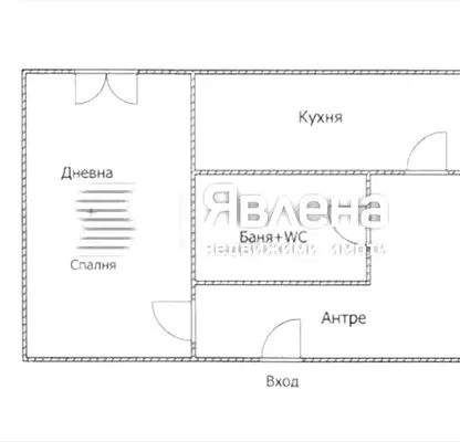 Снимка 2 — Едностаен апартамент в Обеля 2 с асансьор на 4-ти етаж