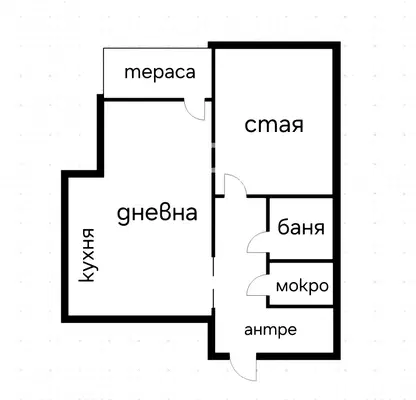 Снимка 4 — Просторен 2-стаен апартамент в Оборище с паркомясто