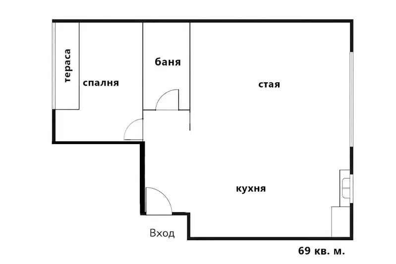 2-bedroom apartment in Sofiya, Oborishte