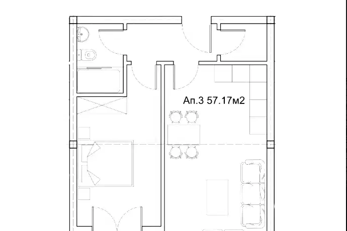 2-bedroom apartment in Sofiya, Orlandovci