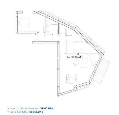 Снимка 2 — Тристаен апартамент в Орландовци с асансьор и паркомясто