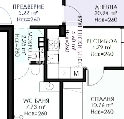 Снимка 4 — Тристаен апартамент с двор в Овча купел 1, София