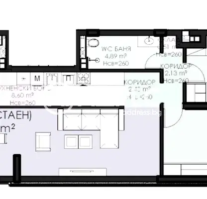 Снимка 4 — Тристаен апартамент с балкон в Овча купел 1, София