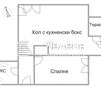 Снимка 5 — Двустаен апартамент с тераса в Овча купел, София