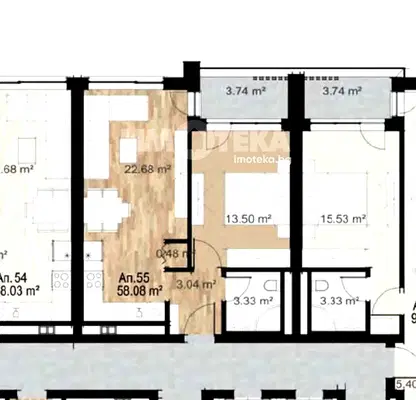 Photo 4 — 2-bedroom apartment in Sofiya, Serdika