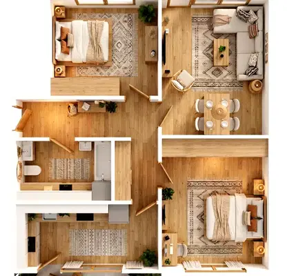 Photo 3 — 3-bedroom apartment in Sofiya, Serdika