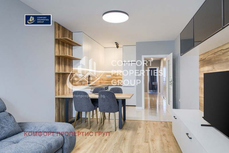 Three-room apartment with two balconies in Buena Vista residential complex, Vitosha