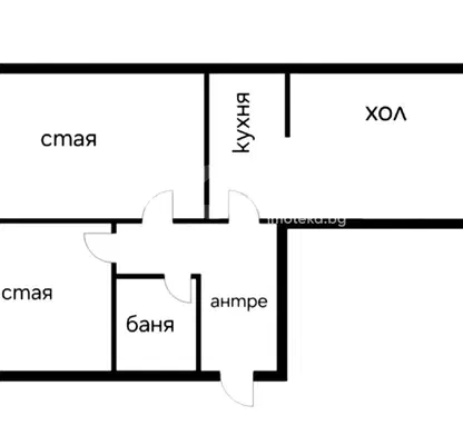 Снимка 3 — 2-стаен апартамент в Малинова долина с потенциал за 3-стаен