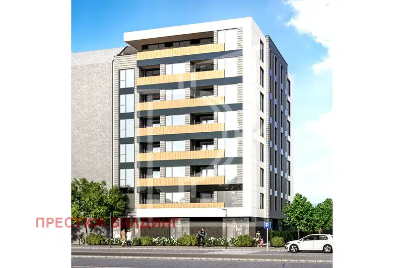Three-room apartment with terrace in Zona B-19, Sofia