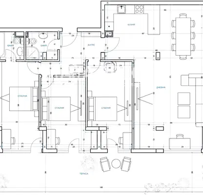 Photo 4 — Three-room apartment with large terrace in Zona B-19, Sofia
