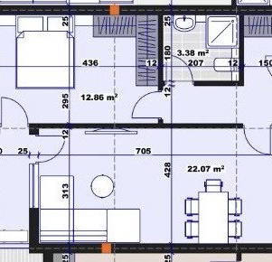 Снимка 3 — Двустаен апартамент в Стара Загора, Железник с тераса