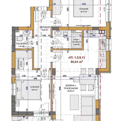 Снимка 3 — Тристаен апартамент в Стара Загора, Железник - център