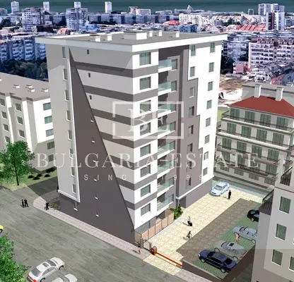 Снимка 2 — Двустаен апартамент с морска панорама в Базар Левски, Варна