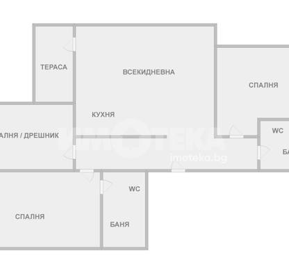 Снимка 4 — 4-стаен апартамент с морска панорама в Бриз, Варна