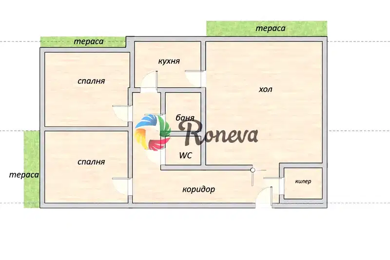4-bedroom apartment in Varna, Chaika