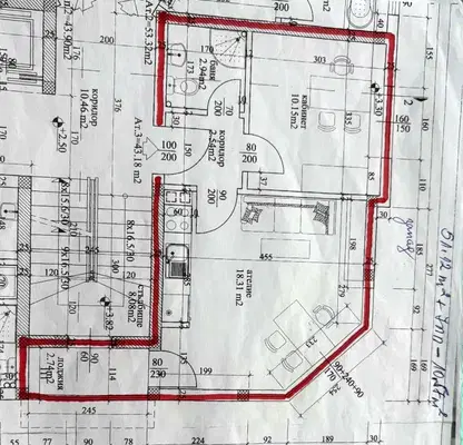 Снимка 3 — Двустаен апартамент до Гранд Мол във Варна с функционално разпределение