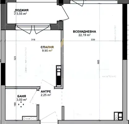Снимка 5 — Двустаен апартамент с паркомясто в Изгрев, Варна