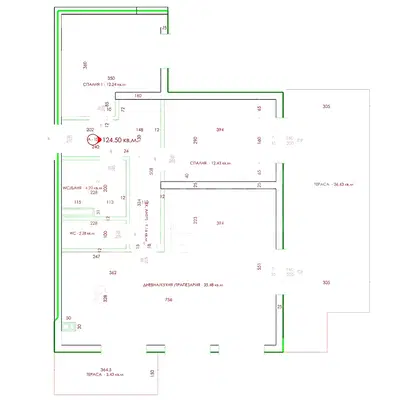 Снимка 2 — Тристаен апартамент с две тераси в Изгрев, Варна