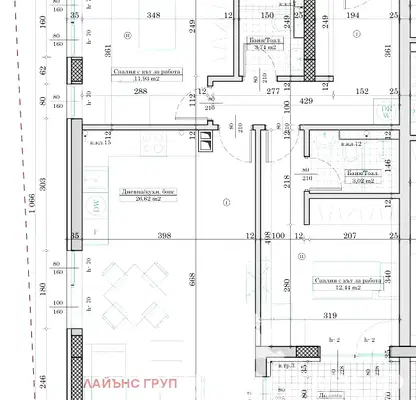 Снимка 3 — Тристаен апартамент с панорамна гледка в Кайсиева градина, Варна