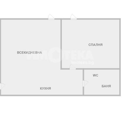 Снимка 5 — Едностаен апартамент на партер в Колхозен пазар, Варна