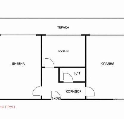 Снимка 3 — 3-стаен апартамент в Левски 2 с южно изложение във Варна