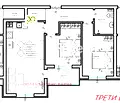 Снимка 2 — Тристаен апартамент в Ален мак с басейн до морето