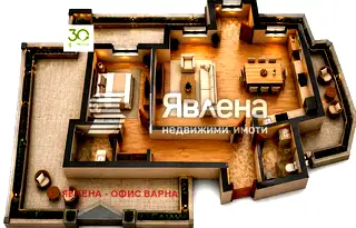 Двустаен апартамент с функционално разпределение в м-т Пчелина, Варна