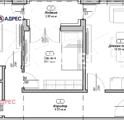 Снимка 3 — Тристаен апартамент в м-т Пчелина, Варна с асансьор