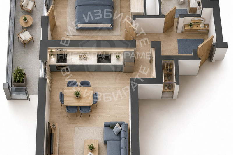 2-bedroom apartment in Varna, Mladost 1