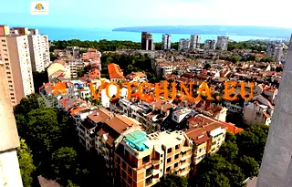 Тристаен апартамент с морска гледка в Спортна зала, Варна