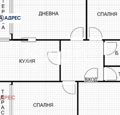 Снимка 5 — 4-стаен апартамент в Спортна зала с тераса