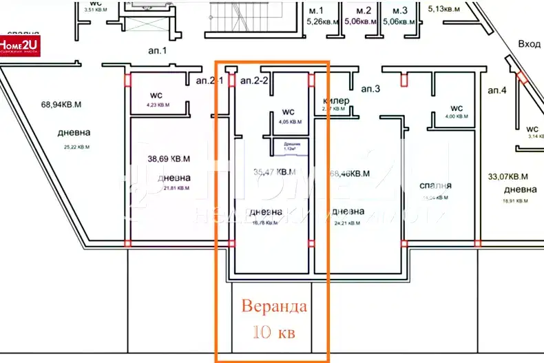 1-bedroom apartment in Varna, Vinica